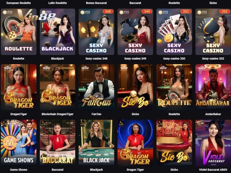 Fantan là một trò chơi có mặt tại sảnh Casino Live