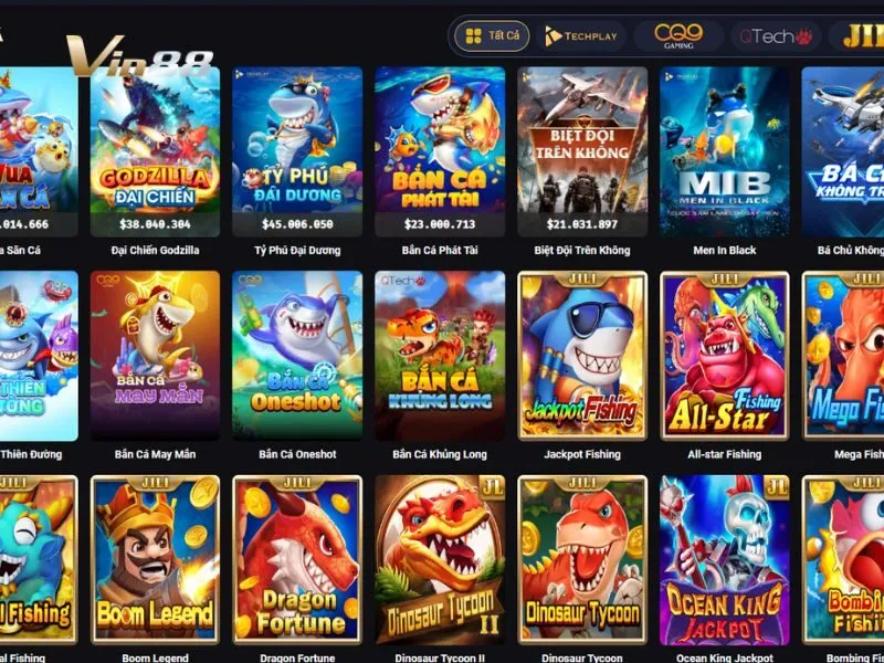 Game online Vin88 đem đến nhiều sản phẩm giải trí đặc biệt hay