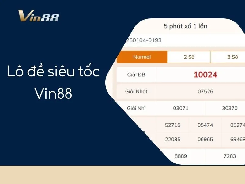 lô đề siêu tốc Vin88