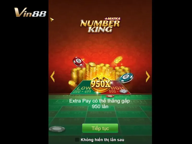 Tham gia game Number King cá cược vui tại Vin88
