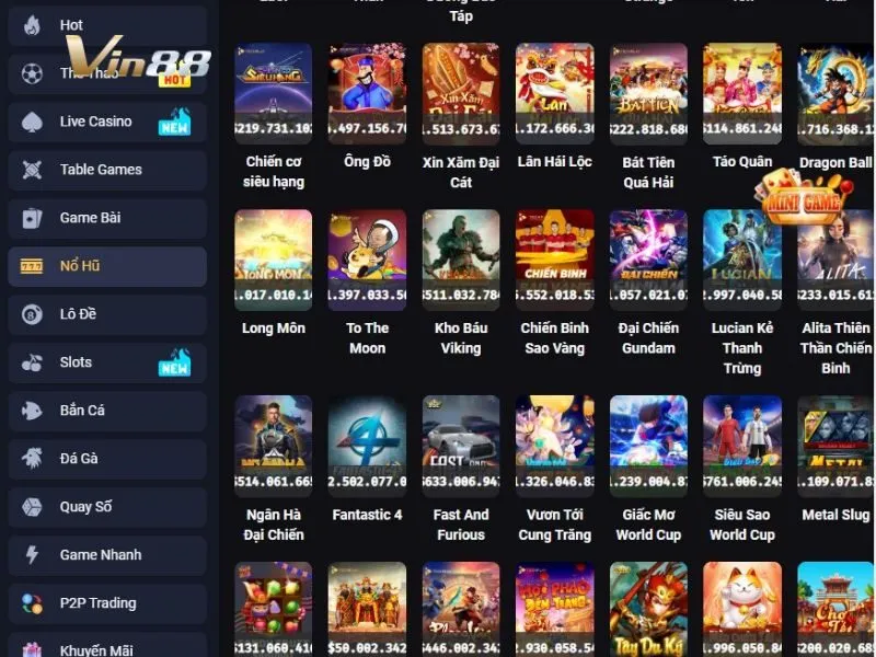 Tìm Phúc Lộc Thọ trên danh mục game Nổ Hũ