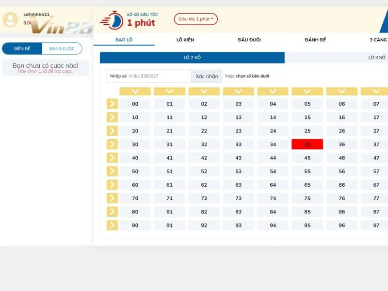 Xổ số siêu tốc quay nhanh chỉ từ 1 phút